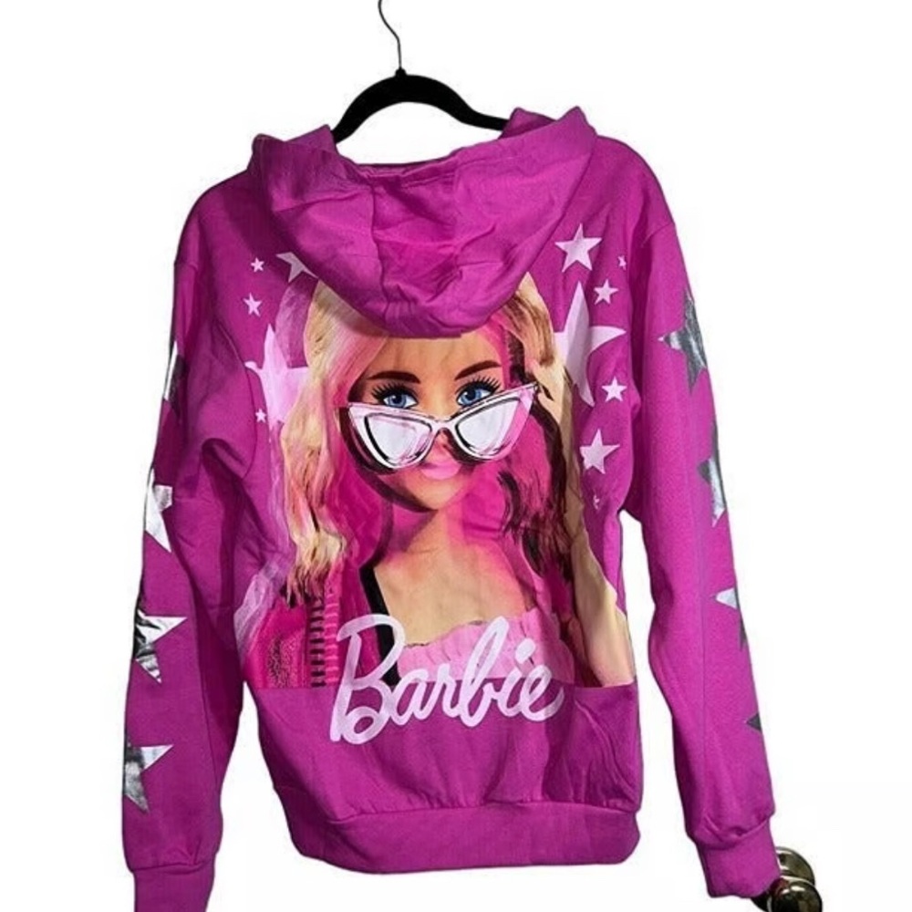 Barbie Pink Jacket with Silver Stars